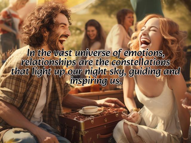 in the vast universe of emotions, relationships are the constellations that light up our night sky, guiding and inspiring us. preview