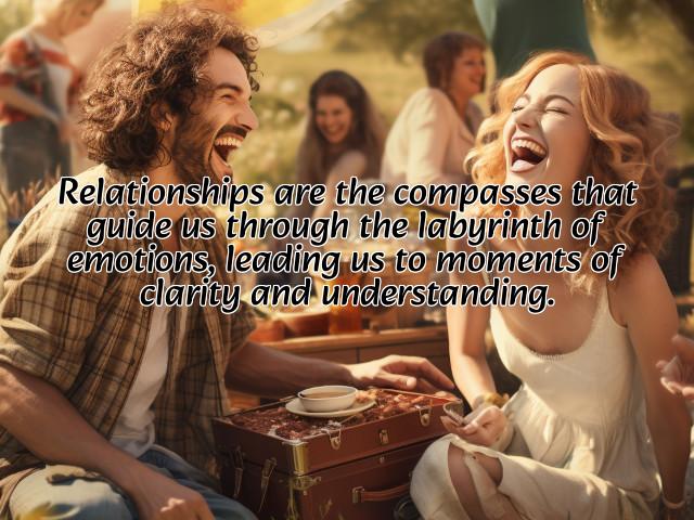 relationships are the compasses that guide us through the labyrinth of emotions, leading us to moments of clarity and understanding. preview